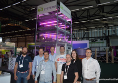 KG Systems presented one of their vertical farm setups 